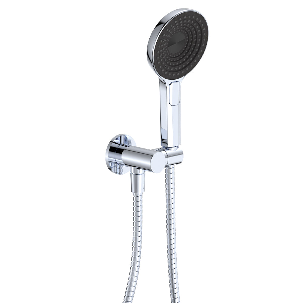 Fienza Kuro Hand Shower Round Plate Round Head Chrome