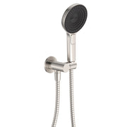 Fienza Kuro Hand Shower Round Plate Round Head Brushed Nickel