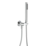 Kaya Outdoor Living Hand Shower Set Round Plate Brushed Stainless Steel
