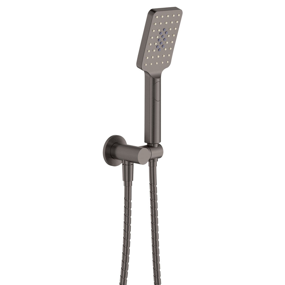 Fienza Tono Hand Shower Round Plate Gun Metal