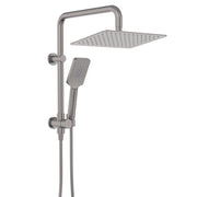 Fienza Tono Twin Half Rail Shower Gun Metal