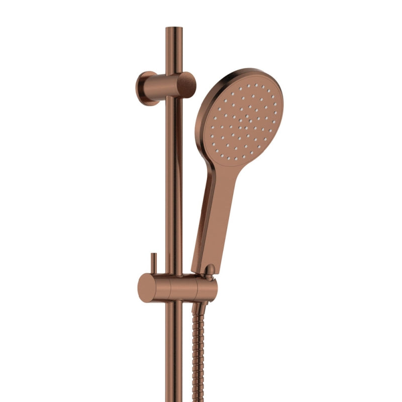 Fienza Kaya Rail Shower, Brushed Copper