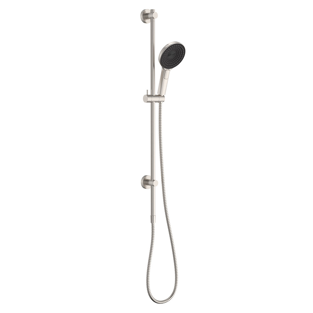 Fienza Kuro Rail Shower Round Brushed Nickel