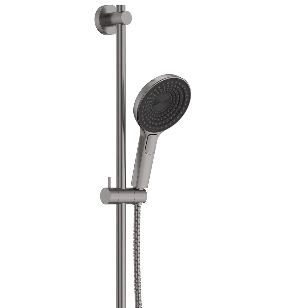 Fienza Kuro Rail Shower Round Gun Metal