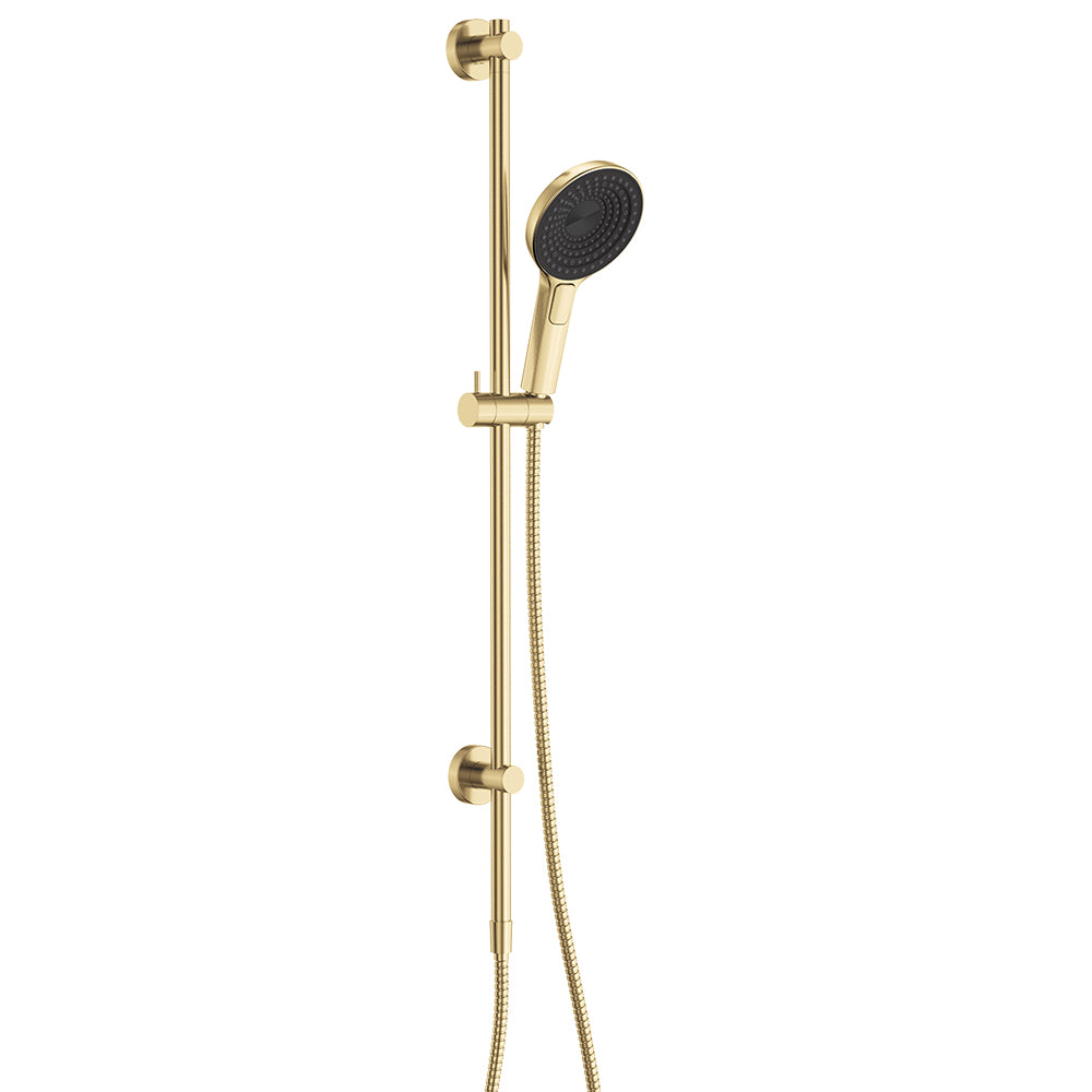 Fienza Kuro Rail Shower Round Urban Brass