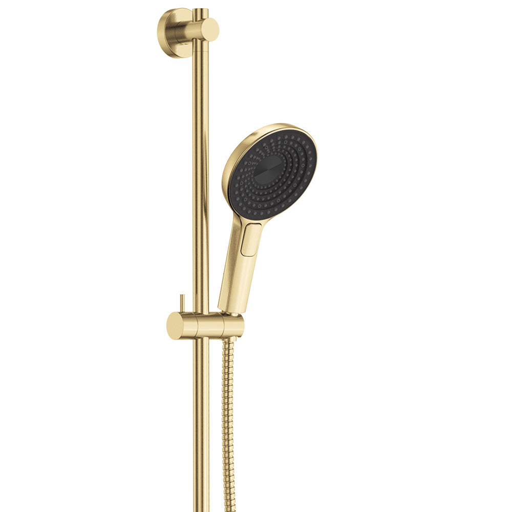 Fienza Kuro Rail Shower Round Urban Brass