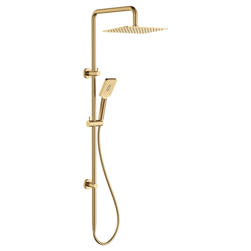 Fienza Tono Twin Shower Urban Brass
