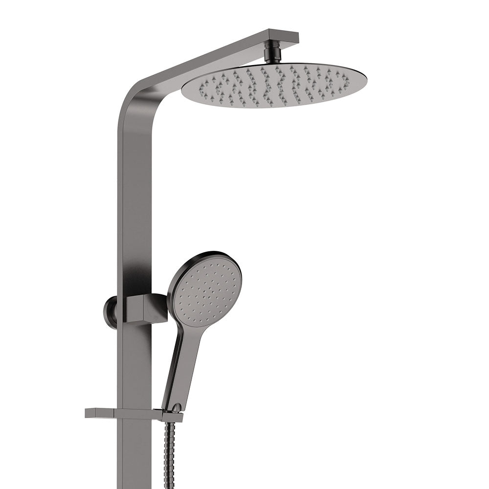 Fienza Kaya Deluxe Twin Shower, Gun Metal