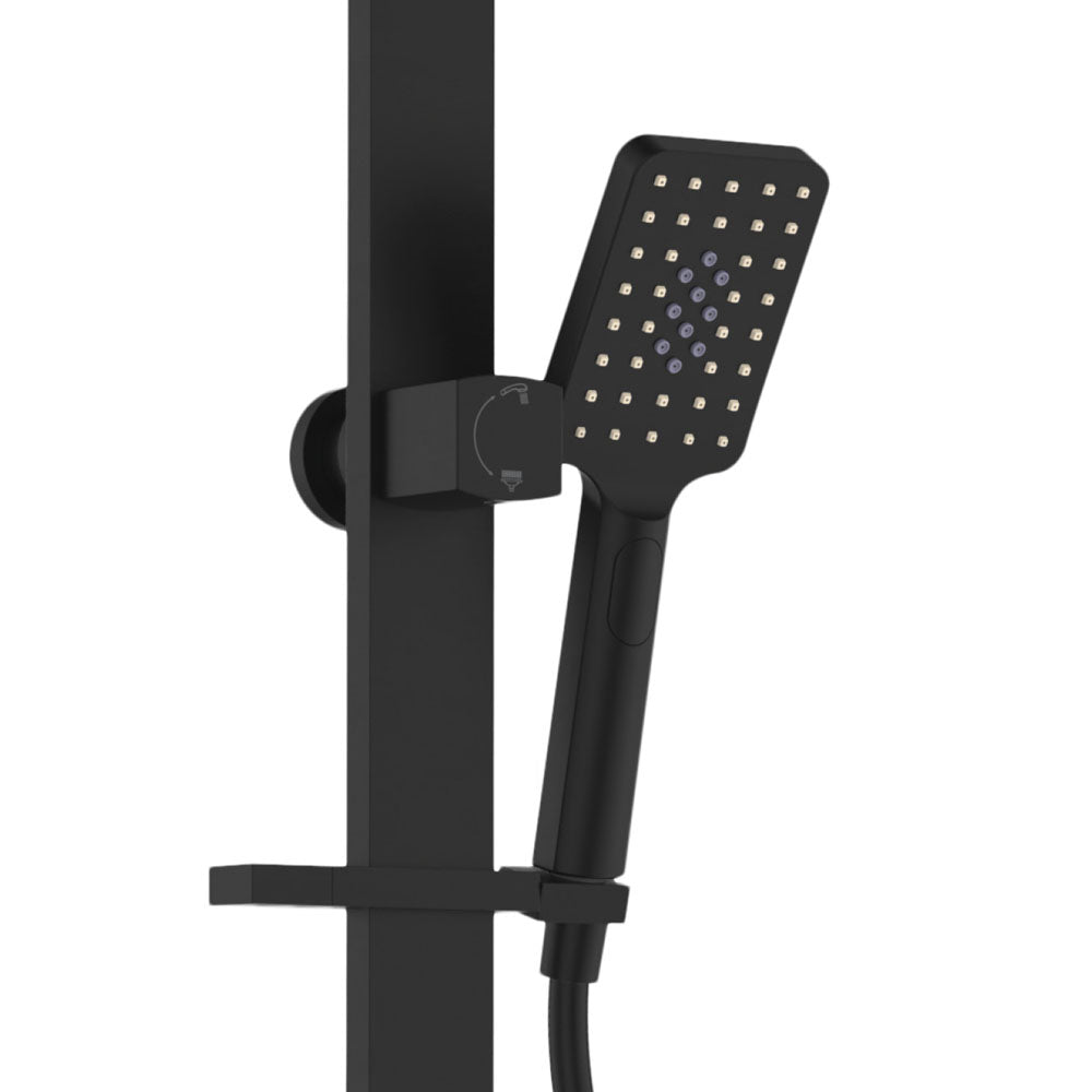 Fienza Tono Deluxe Twin Shower Matte Black