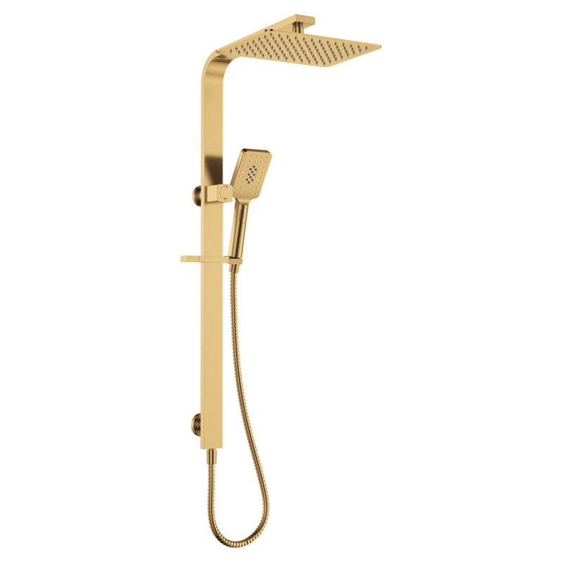 Fienza Tono Deluxe Twin Shower Urban Brass