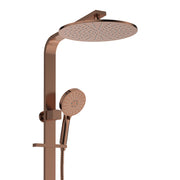 Fienza Empire Slim Deluxe Twin Shower Brushed Copper