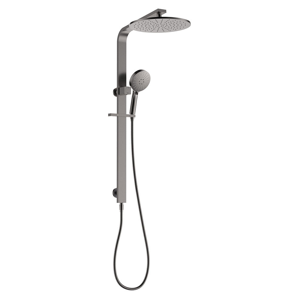 Fienza Empire Slim Deluxe Twin Shower Gun Metal