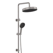 Fienza Kuro Twin Shower Round Head Gun Metal