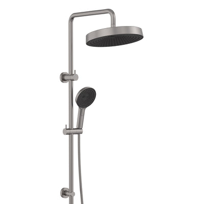 Fienza Kuro Twin Shower Round Head Gun Metal