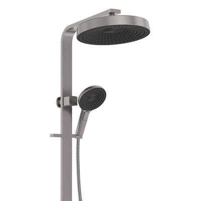 Fienza Kuro Deluxe Twin Shower Round Head Gun Metal