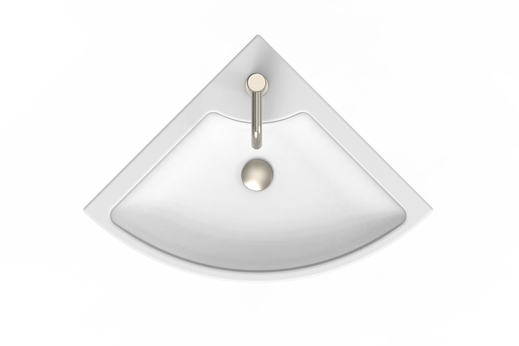 ADP Square Corner Wall hung basin