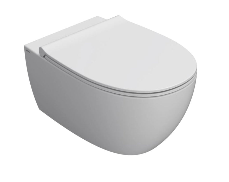 Globo 4All Compact SENZABRIDA® Wall Hung Pan Matte White