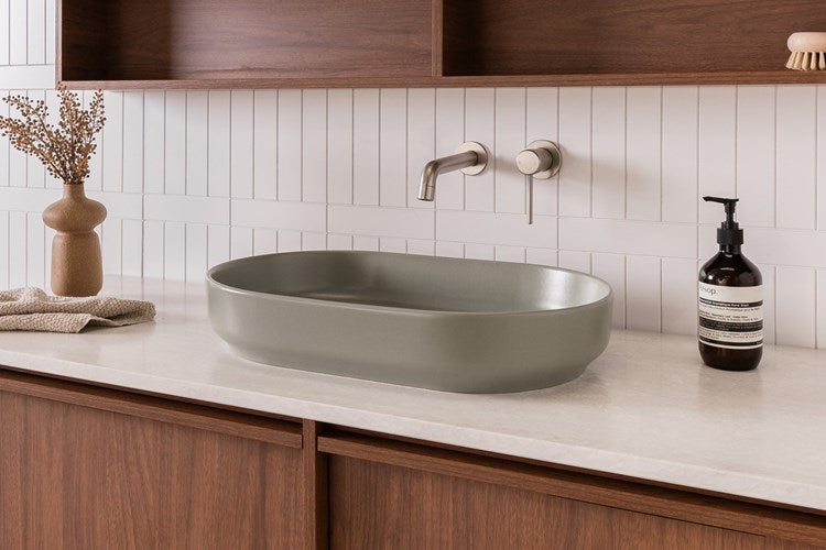 ADP Marilyn Matte Olive Above counter basin