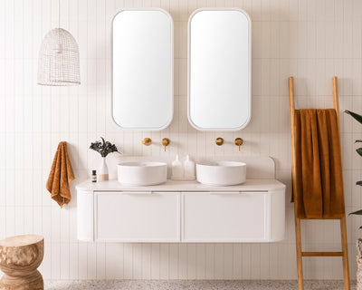 ADP Flo Wall Hung Vanity Cherry Pie Benchtop