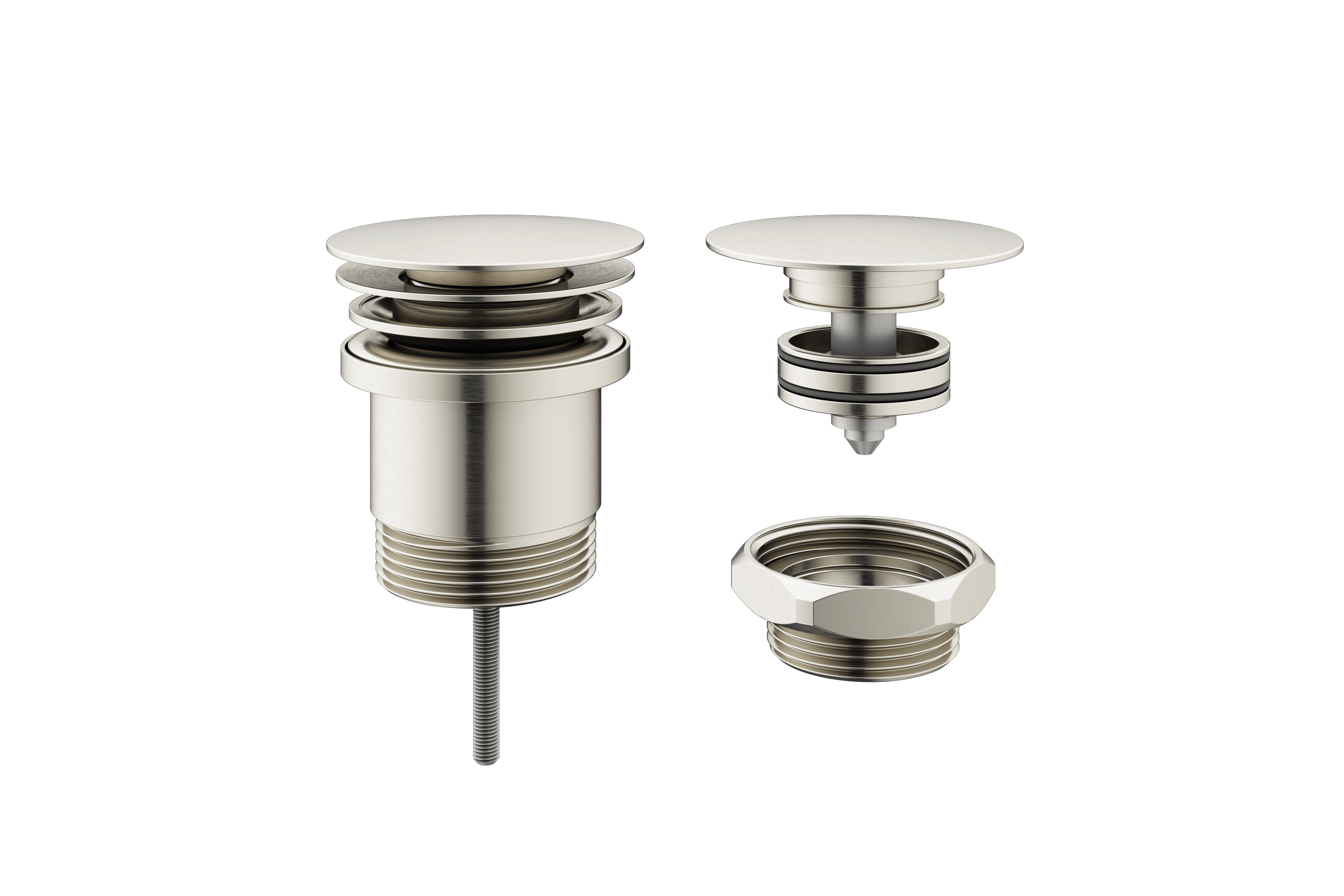 Mimi Universal Pop Up Waste Brushed Nickel