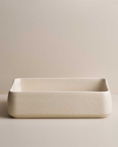Kiln 515 Ceramic Above Counter Basin - Poppyseed