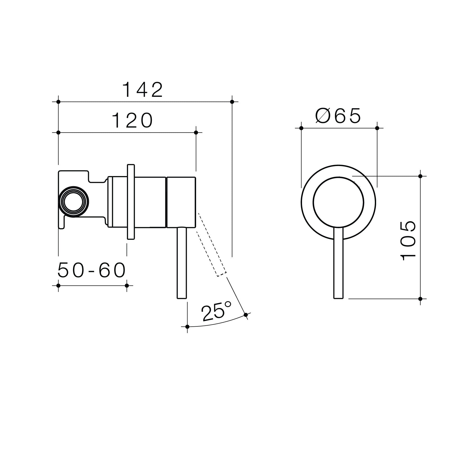 Caroma Liano II Bath/Shower Mixer