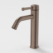 Caroma Riviere Mid Tower Basin Mixer - Brushed Bronze