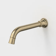 Caroma Riviere Wall Basin/Bath Outlet 210mm - Brushed Brass