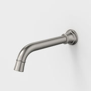 Caroma Riviere Wall Basin/Bath Outlet 210mm - Brushed Nickel