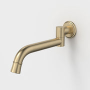 Caroma Riviere Swivel Bath Outlet 220mm - Brushed Brass