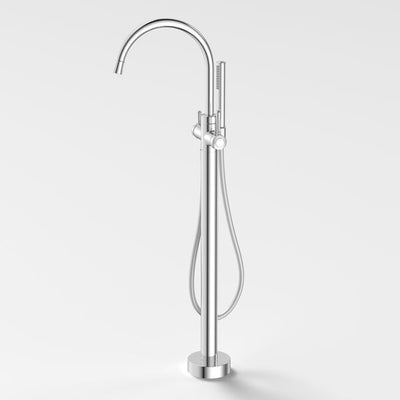 Caroma Riviere Freestanding Bath Filler with Handshower - Chrome