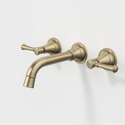 Caroma Riviere Wall Basin/Bath Set 175mm - Brushed Brass