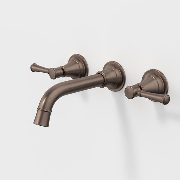 Caroma Riviere Wall Basin/Bath Set 175mm - Brushed Bronze