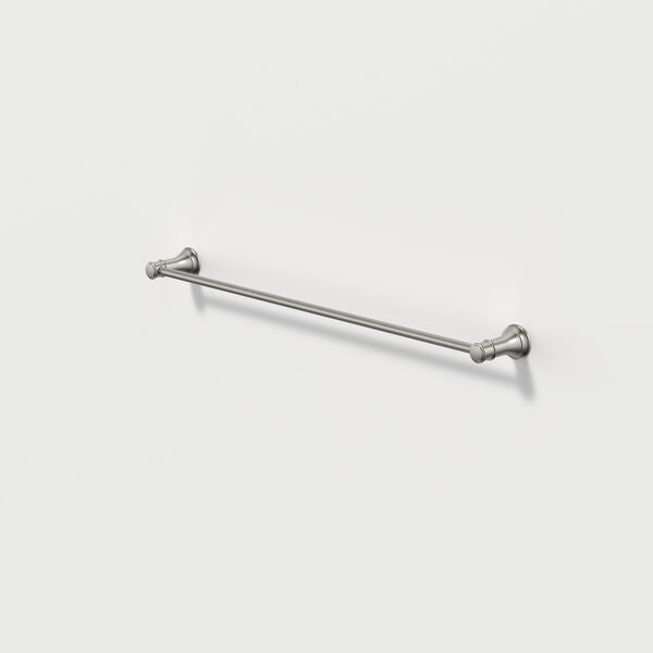 Caroma Riviere Single Towel Rail 600mm - Brushed Nickel