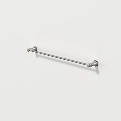 Caroma Riviere Single Towel Rail 600mm - Brushed Nickel