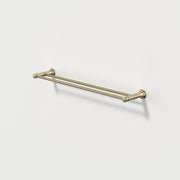 Caroma Riviere Double Towel Rail 600mm - Brushed Brass