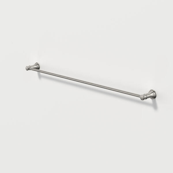 Caroma Riviere Single Towel Rail 800mm - Brushed Nickel