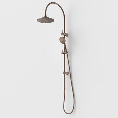 Caroma Riviere Rail Shower with Overhead - Brushed Bronze