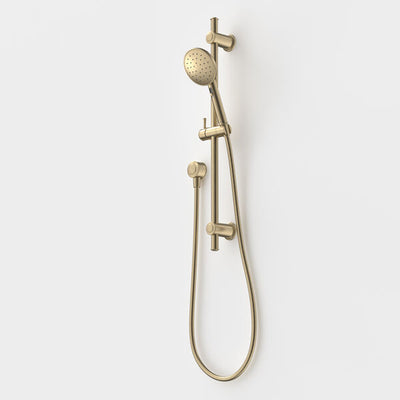 Caroma Riviere Rail Shower - Brushed Brass