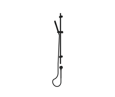 Greens Rocco Pin Rail Shower - Matte Black