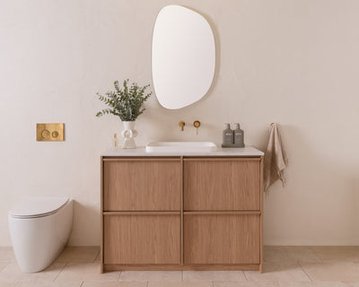 ADP Eli Floor Mount Vanity Cherry Pie Benchtop