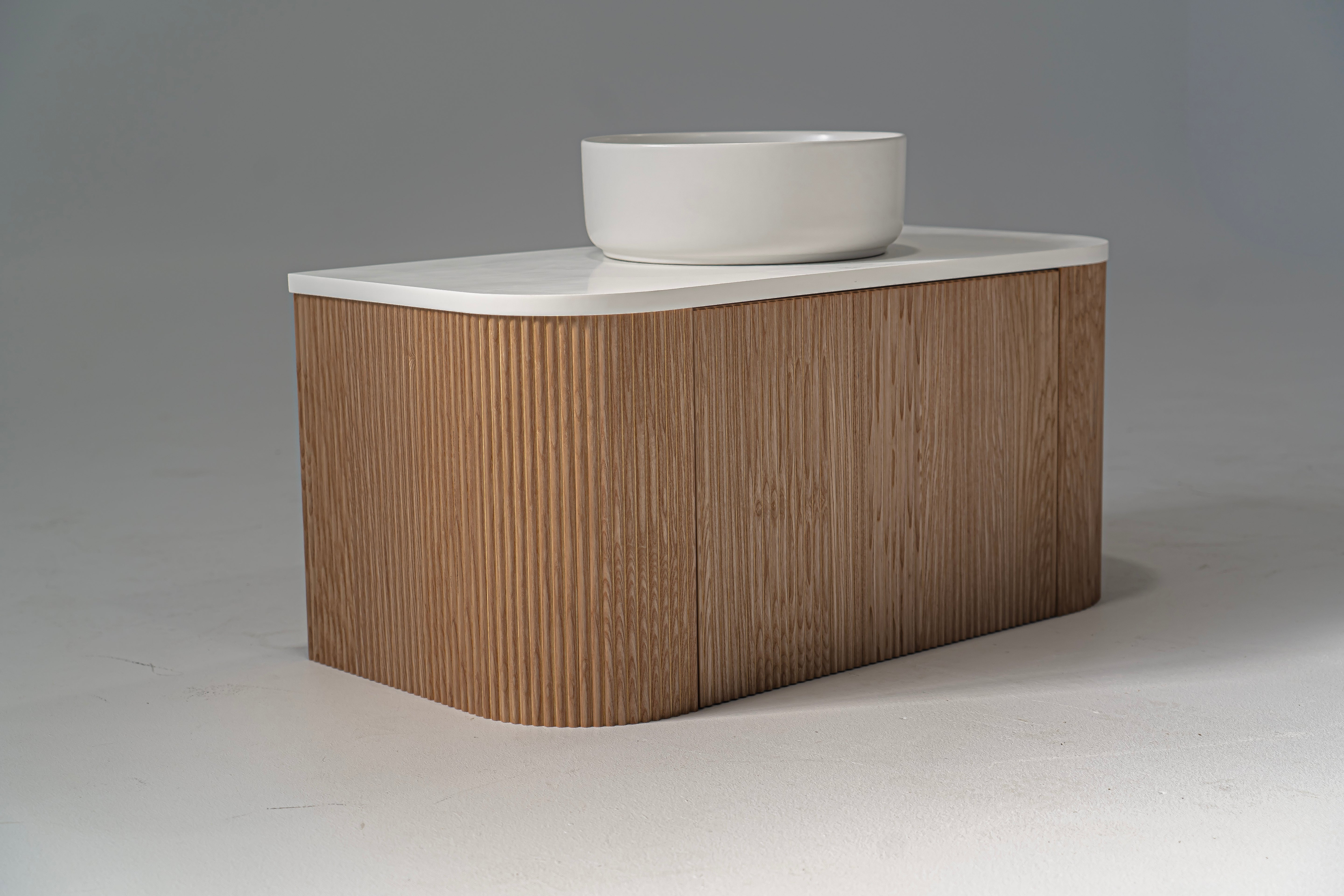 white oak bathroom vanity