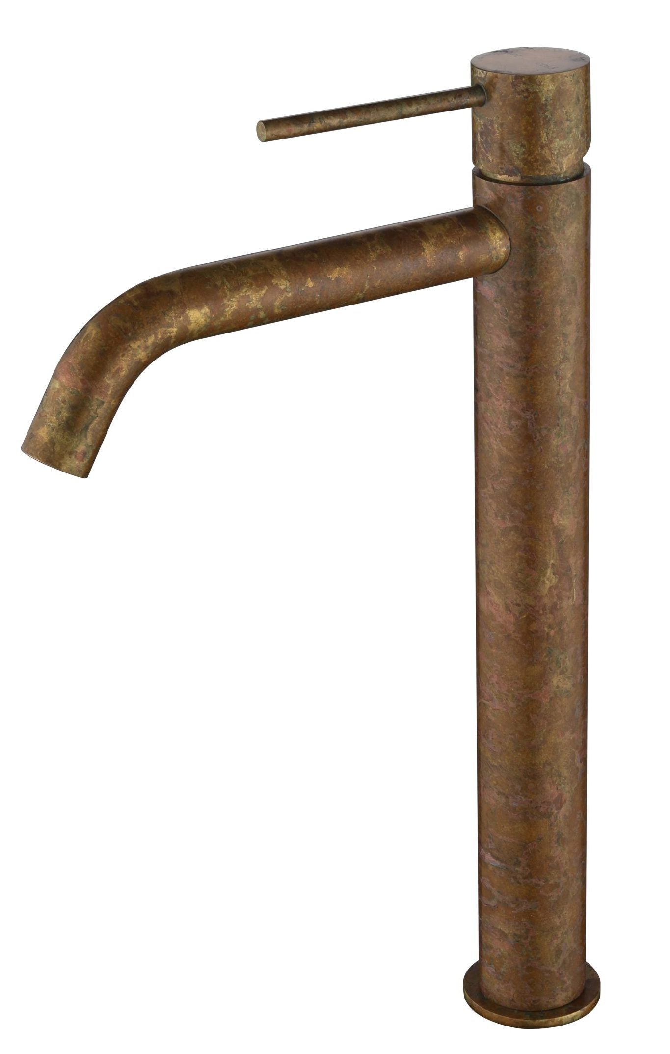 Bella Vista Mica Tall Basin Mixer Aged Accelerated Living Brass