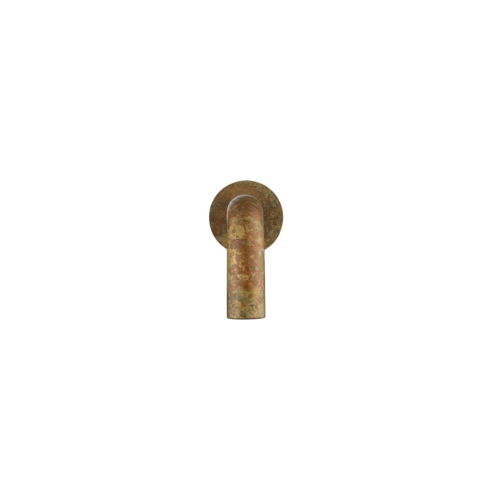 Bella Vista Mica Wall Spout 220mm Set Aged Accelerated Living Brass