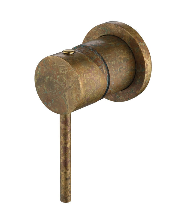 Bella Vista Mica Shower Mixer Aged Accelerated Living Brass