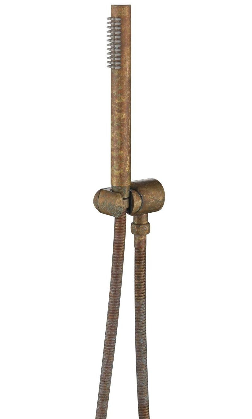 Bella Vista Mica Hand Shower Rail Aged Accelerated Living Brass