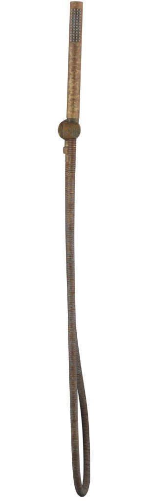 Bella Vista Mica Hand Shower Rail Aged Accelerated Living Brass