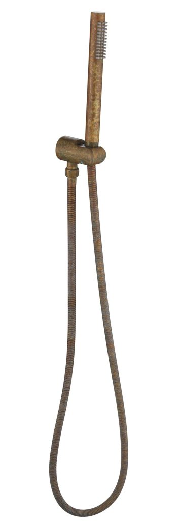 Bella Vista Mica Hand Shower Rail Aged Accelerated Living Brass
