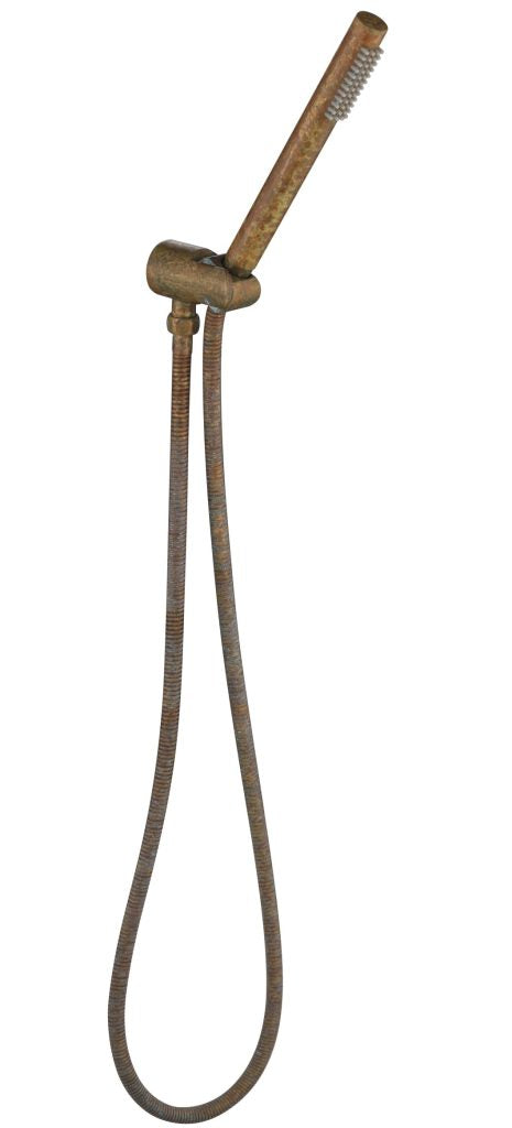 Bella Vista Mica Hand Shower Rail Aged Accelerated Living Brass