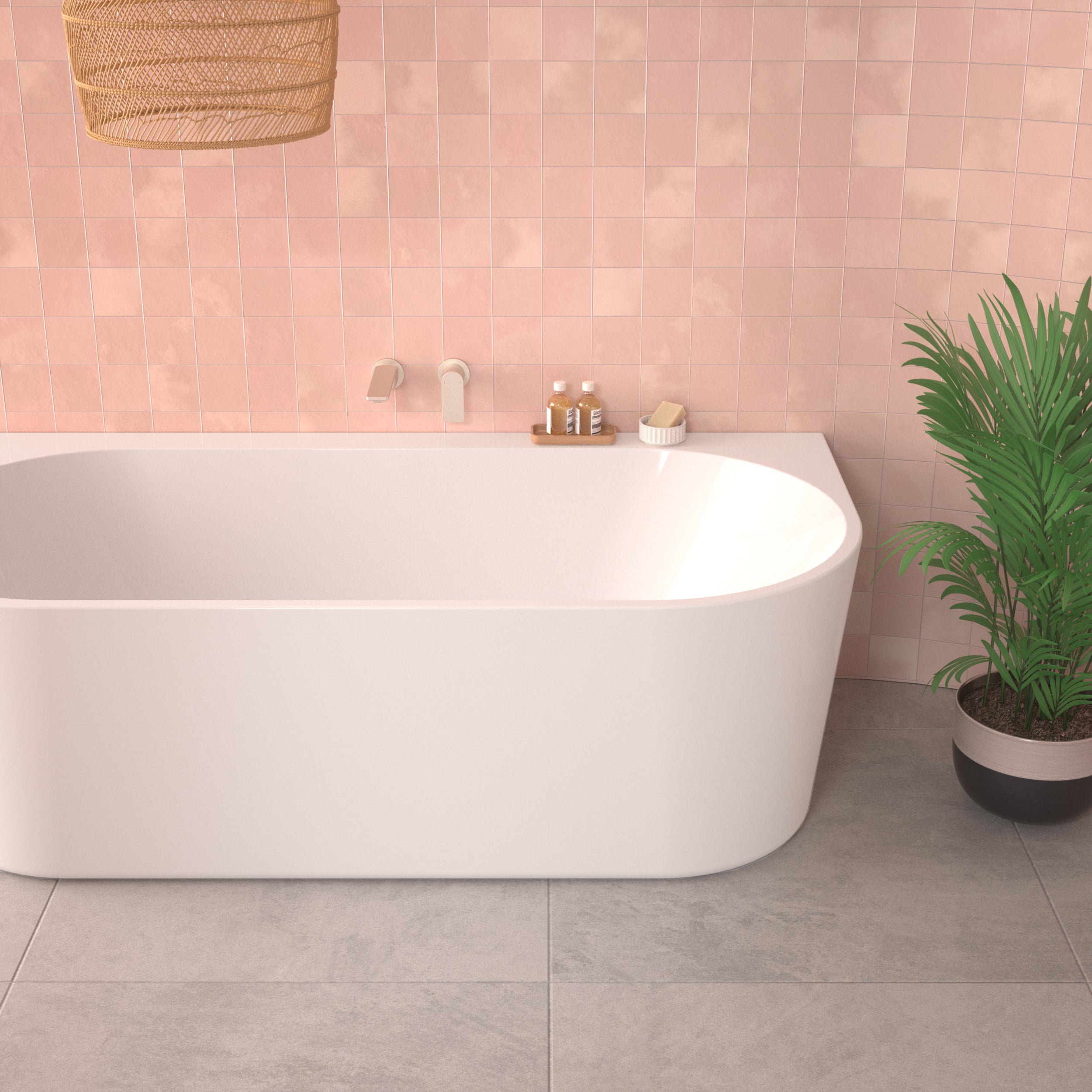 Caroma Urbane II 1600 Back to Wall Bath
